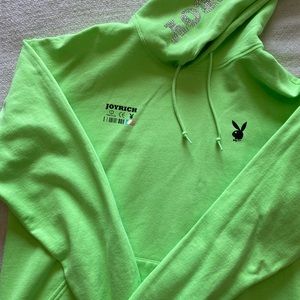 Like green playboy hoodie from joyrich